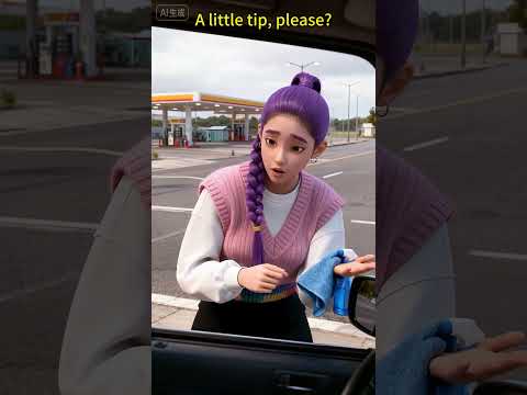 Rumi Cleans Windows While Sick, Asks for a Tip—Jinu's Reaction Is Priceless! 😂💸#kpop #shorts #funny