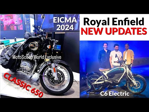 RE Classic 650 Global Launch in EICMA 2024 | Flying Flea C6 & S6 Update