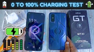 Infinix GT 30 Charging Test | 0% to 100% Charging Test with 45W Box Charger | HINDI |