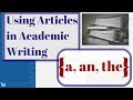 Understanding Articles in English Grammar