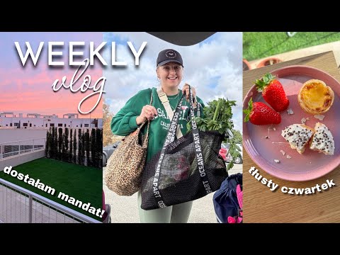 SPRZĄTAM DŁUGO ODKŁADANE TEMATY ⭐ DUŻO JEDZENIA I MAŁY FAIL ⭐ PIERWSZY MANDAT! ⭐ WEEKLY VLOG