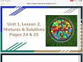 Understanding Mixtures and Solutions