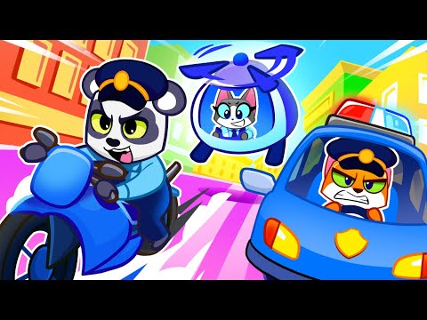 Police Officer Rescue Team | Safety Tips | Good Habits | Animated Stories | Purr-Purr