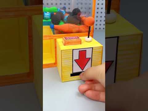 Diy Paper Coke Claw Machine | Paper Art Creations #Short #Papercraft