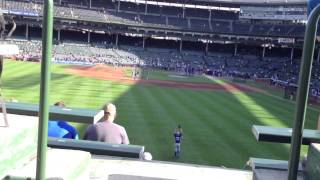 YASIEL PUIG BATTING PRACTICE WRIGLEY FIELD DODGERS 2013