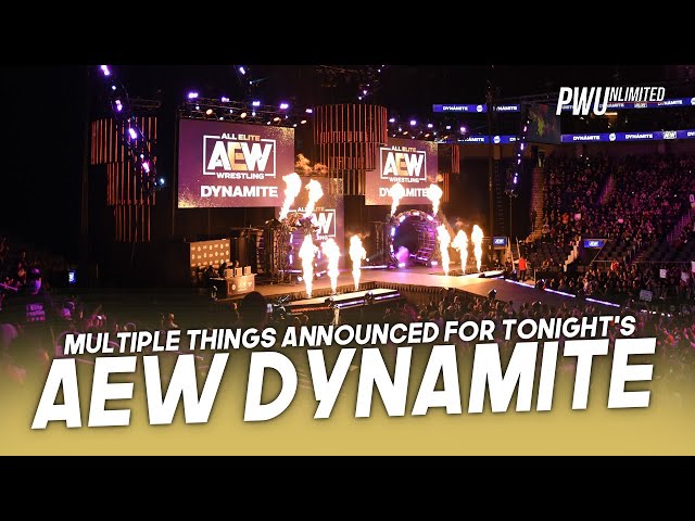 Multiple Things Announced For Tonight's AEW Dynamite