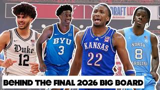 Behind the Final 2026 Big Board