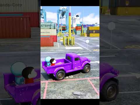 Shinchan😂Got Container🎁 From Subscribers😱  #dominator_yt  #gta5telugu #shorts #gta5shorts #shinchan