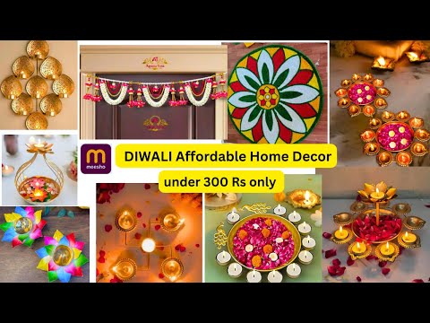 MEESHO DIWALI Affordable Home Decor | Diwali Decor Haul | Meesho Haul