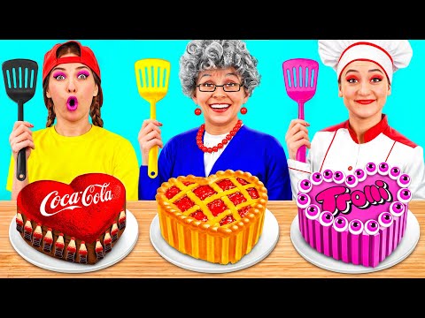 Reto De Cocina Yo vs Abuela | Batalla De Cocina Con Artilugios Secretos de PaRaRa Challenge