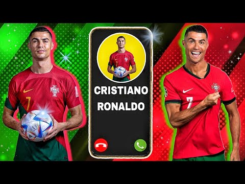 ☎️Llamada increible de CRISTIANO RONALDO💚 | Llamada de Cristiano Ronaldo ⚽📞| CR7 AL TELEFONO🤩📱