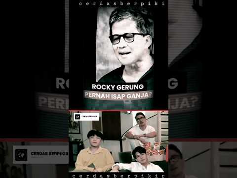 Blak-blakan Rocky Gerung cerita pernah isap g4nja #shorts