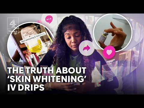 YouTube video thumbnail: Exposing Dangerous Glutathione ‘Skin Whitening’ IV Drips in UK
