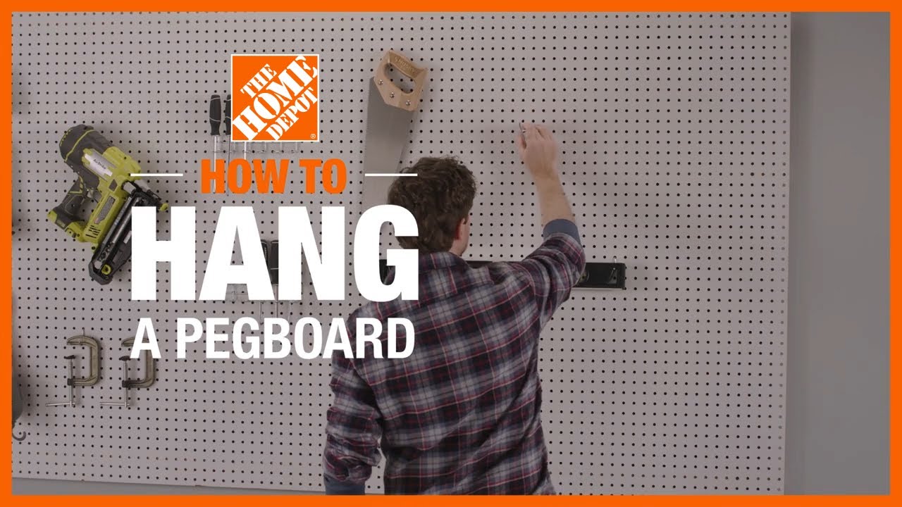 How to Hang a Pegboard
