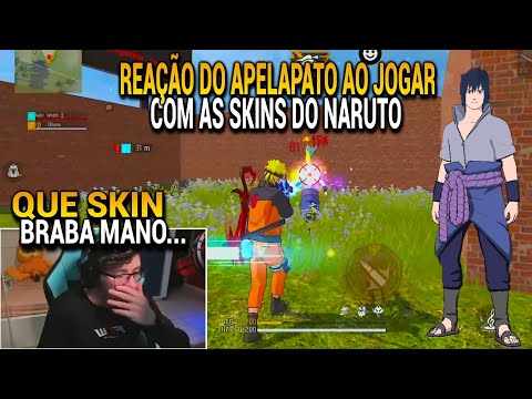 APELAPATO JOGOU COM AS NOVAS SKINS DO NARUTO E FICOU SEM ACREDITAR, MELHORES DO FREE FIRE?