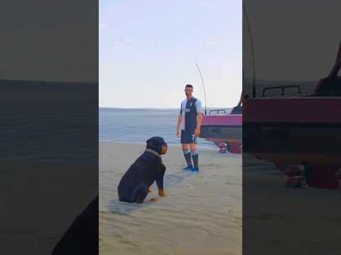 GTA 5: DOG TEACHES US THE PUREST FORM OF LOVE😭❤️🎉 #gta5 #gtavshorts #cr7 #love #animals #sadstory