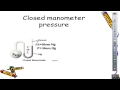 Gas Pressure and Measurement Concepts