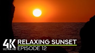 Calm Ocean Sounds from the Azov Sea | 4K Natural White Noise for Focus & Sleep - Relaxing Sunset #12