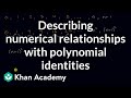Understanding Polynomial Identities and Integer Squares