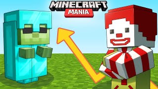 Minecraft Mania - MC salvó a MCDOANLD’S, Primer Zombie con Armadura