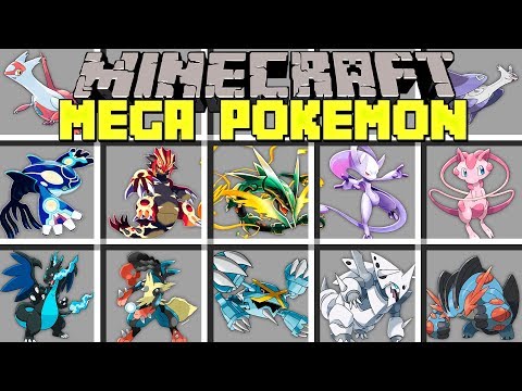 Minecraft MEGA POKEMON MOD l CAPTURE ALL 48 MEGA POKEMON! l Modded Mini-Game