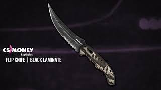 Flip Knife Black Laminate Gameplay