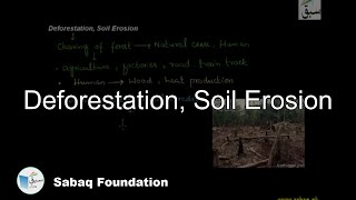 Deforestation, Soil Erosion