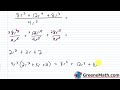 Dividing Polynomials and Fractions