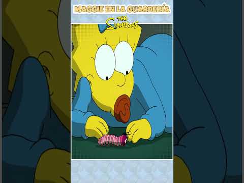 Maggie en su primer día de guardería #simpsons  #thesimpsons #lossimpson