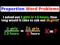 Solving Proportion Word Problems