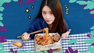 E70 How To Cook Spicy Clam Rice Noodles In Office | 办公室小野官方频道 Ms Yeah