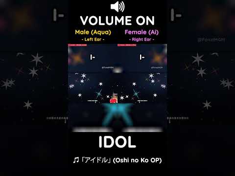 Oshi no Ko OP (Idol): Aqua vs Hoshino Ai... / Male vs Female Version