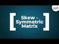 Skew Symmetric Matrices Concepts