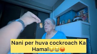 Nani per huva cockroach ka attack😂😡😡 
