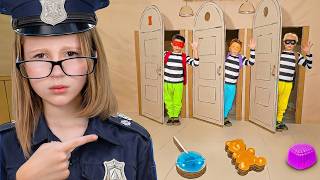 Nastya y amigas en una persecución policial, episodio 3
