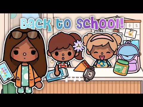 DER ERSTE SCHULTAG NACH DEN SOMMERFERIEN 🤩 | AESTHETIC ROUTINE/ GESCHICHTE | TOCA BOCA STORY