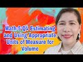 Measurement and Volume Concepts