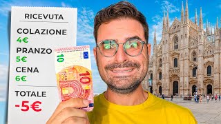 SOPRAVVIVO a MILANO con 10 EURO! (ce la farò?)