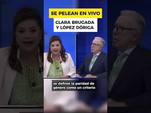 #ClaraBrugada y #L贸pezD贸riga discuten. #mexico #amlo #shortsviral #morena #cdmx #pol铆tica #noticias