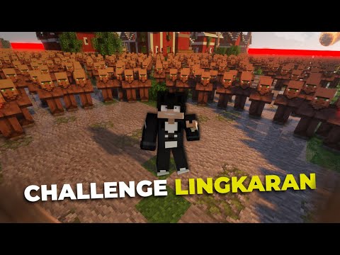 Memasukan 1,000 Villager Ke Dalam Lingkaran !!