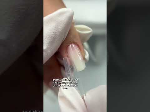 I wish she wanted chrome on these๐ญ๐ญ #naildesign #naildesign #cuticleprep #russianmanicure #gelnail