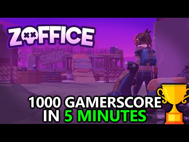 Zoffice - Achievement Guide - 1000 Gamerscore in 5 Minutes - Easiest Games of 2021