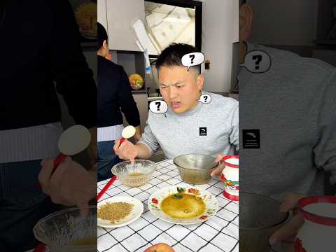 My Wife Tricked Me Into Eating Egg Noodles 🤣😋 #foodchallenge #shortsfeed #ytshorts