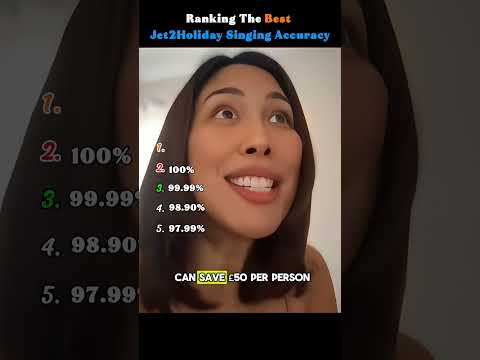 Top 5 Best Jet2Holiday Singing Accuracy
