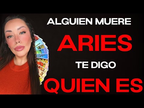 ARIES ♈️ LLEGÓ EL DÍA DE ESTE FALLECIMIENTO ✝️🪦 TE DIRÉ QUIEN ES 🤫 HOROSCOPO #ARIES HOY TAROT AMOR