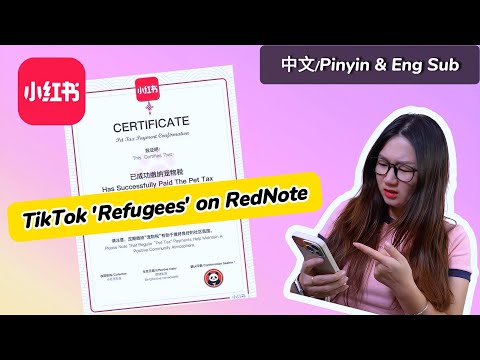 TikTok 'Refugees' on RedNote Chatting with Chinese Natives! | Learn Chinese