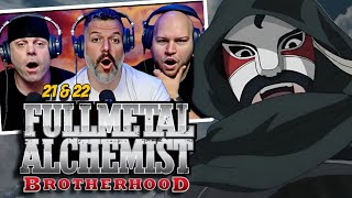 Fullmetal Alchemist Brotherhood reaction Ep 21 & 22 (DUB)