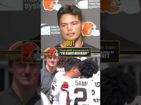 Dillon Gabriel will be starting QB for the Browns this upcoming week 🔄 #nfl #shorts