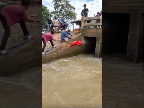 He fishes with a net #fishing #fish