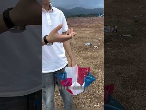 Parachute down from the sky 😱